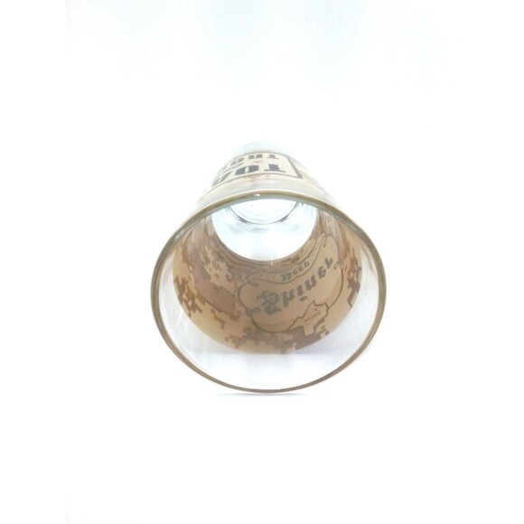 Toast Our Troops Etch Glass Beverage Glass Limited Edition Shiner Beer 14oz. - Picture 3 of 6